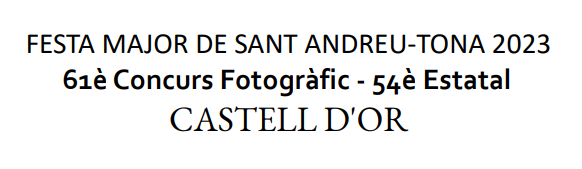 LXI Concurs «Castell d’Or» de Tona (2023)